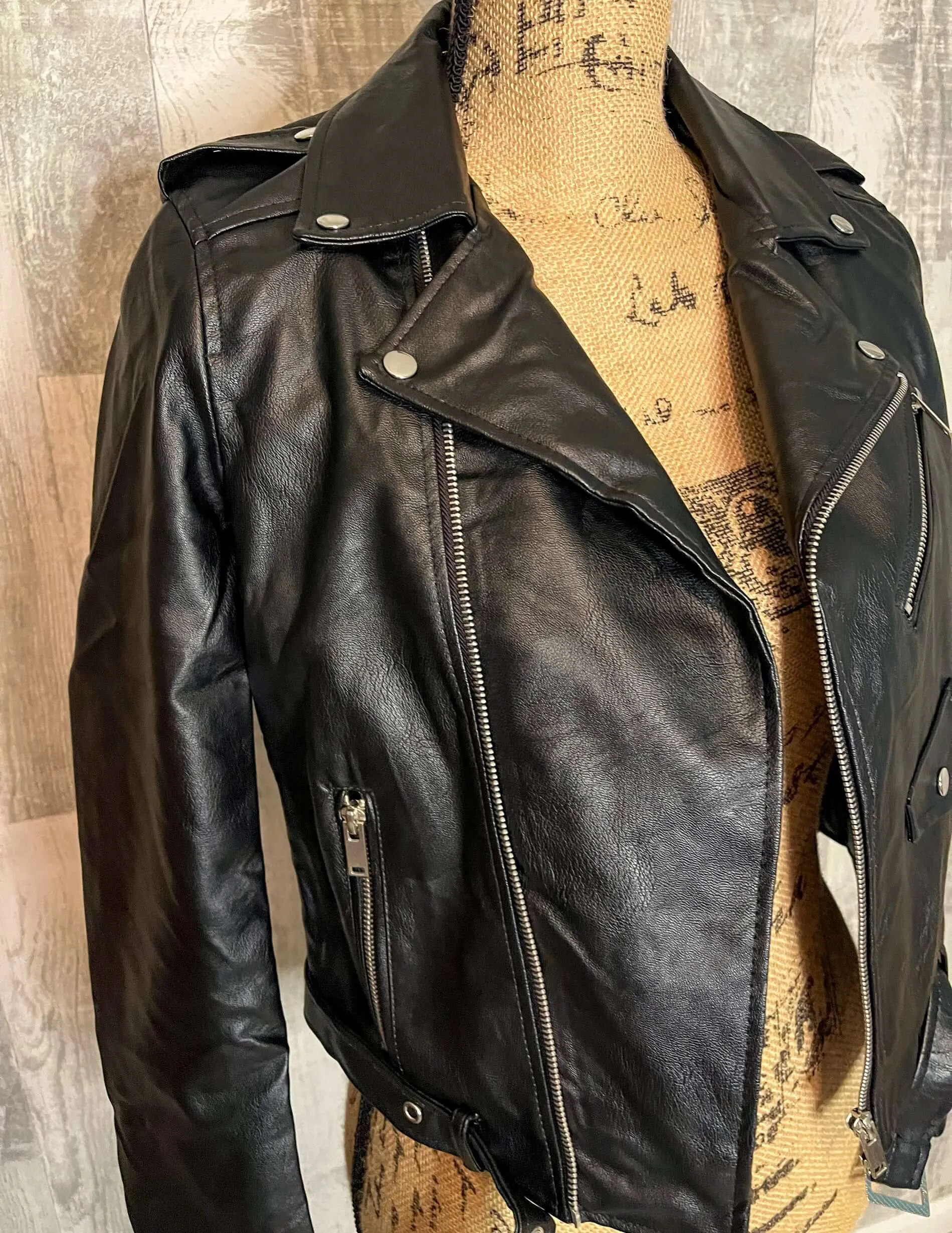 You're the One Faux Leather Moto Jacket